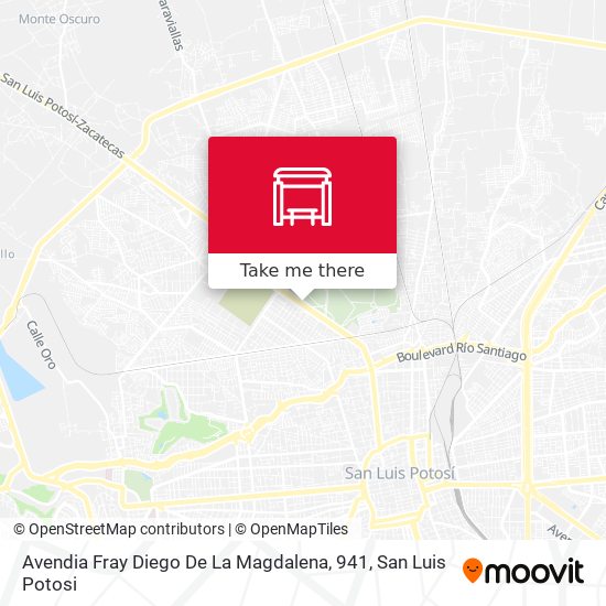 Avendia Fray Diego De La Magdalena, 941 map