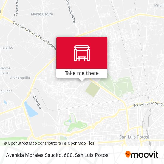 Avenida Morales Saucito, 600 map