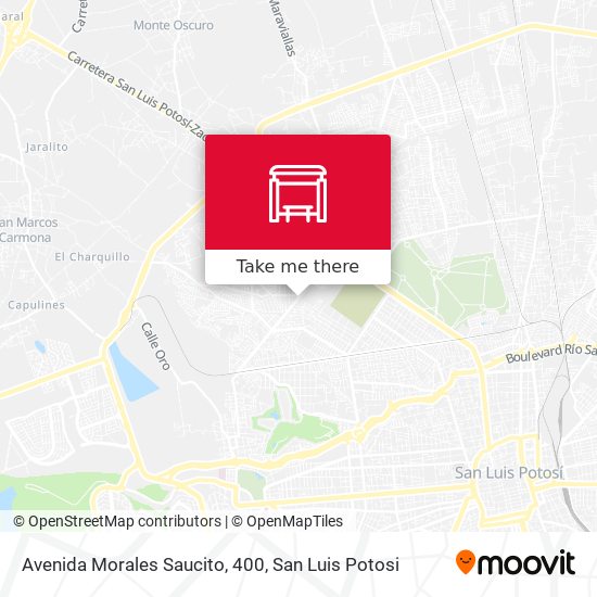 Avenida Morales Saucito, 400 map