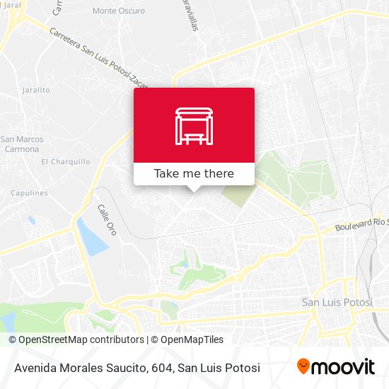 Avenida Morales Saucito, 604 map