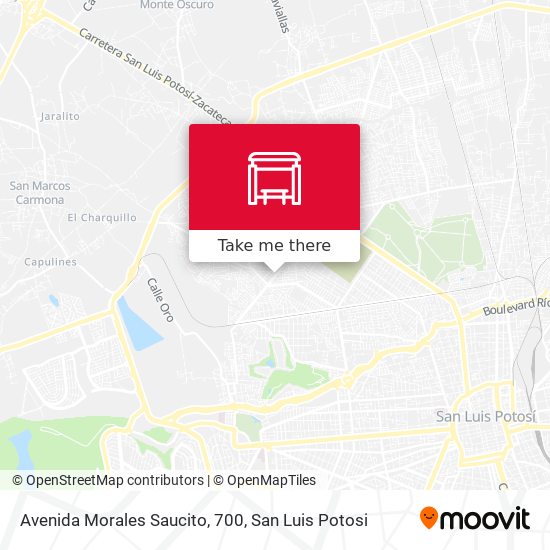 Avenida Morales Saucito, 700 map