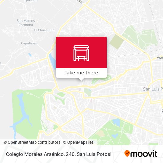 Mapa de Colegio Morales Arsénico, 240