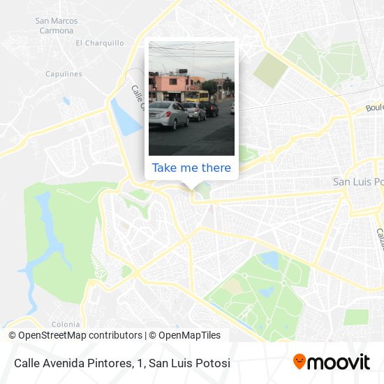 Calle Avenida Pintores, 1 map