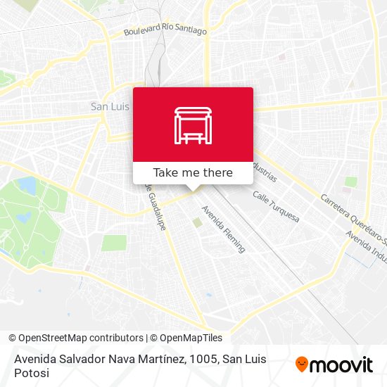 Mapa de Avenida Salvador Nava Martínez, 1005