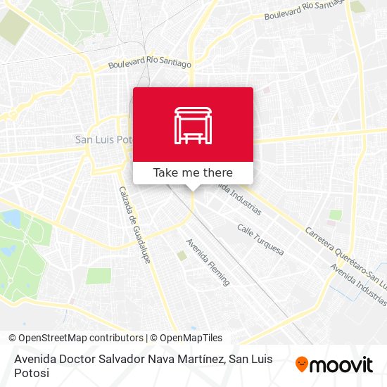 Avenida Doctor Salvador Nava Martínez map