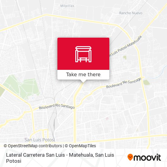 Mapa de Lateral Carretera San Luis - Matehuala