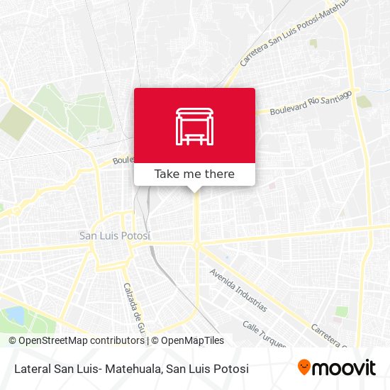 Lateral San Luis- Matehuala map