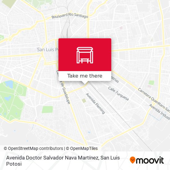 Mapa de Avenida Doctor Salvador Nava Martínez
