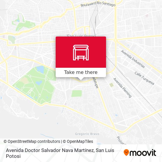 Avenida Doctor Salvador Nava Martínez map