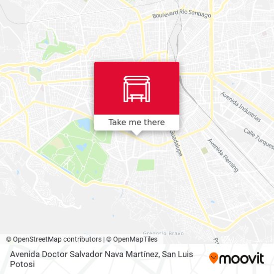Avenida Doctor Salvador Nava Martínez map