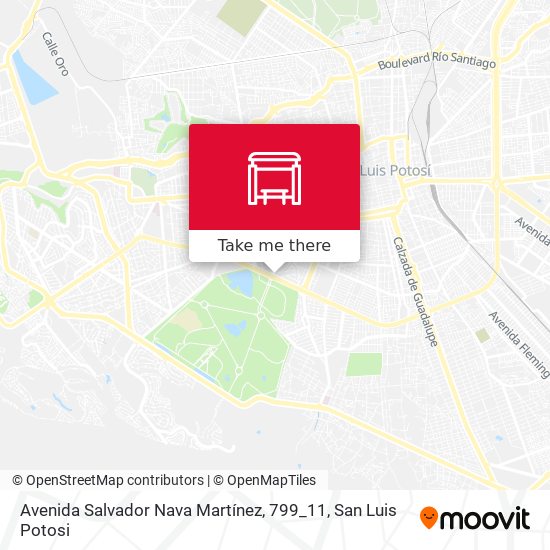 Avenida Salvador Nava Martínez, 799_11 map