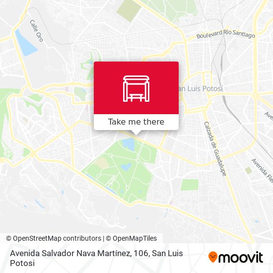 Avenida Salvador Nava Martínez, 106 map