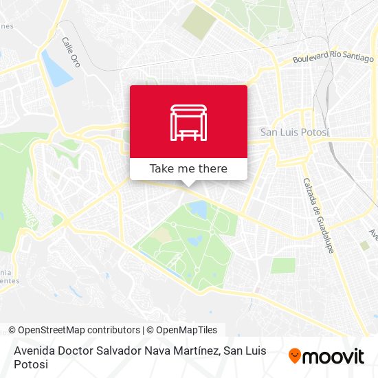 Avenida Doctor Salvador Nava Martínez map