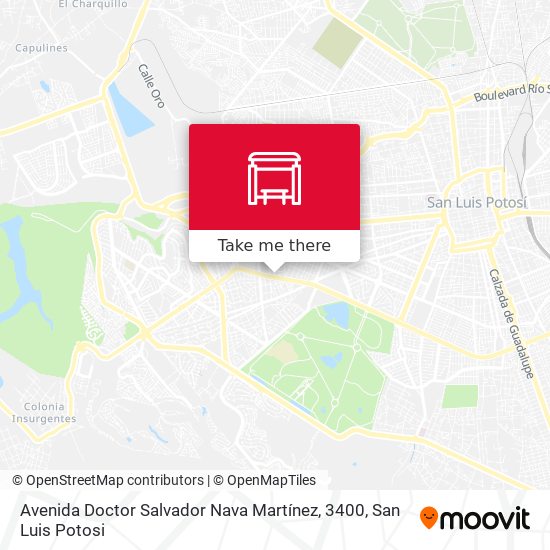 Avenida Doctor Salvador Nava Martínez, 3400 map
