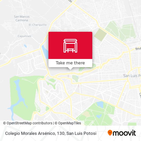 Colegio Morales Arsénico, 130 map