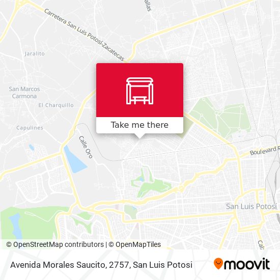 Mapa de Avenida Morales Saucito, 2757