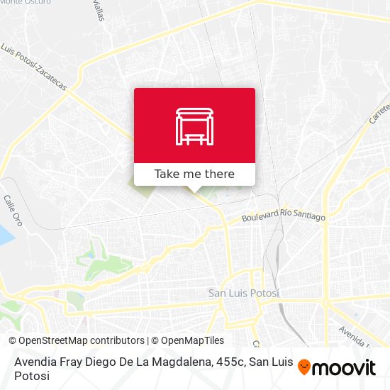 Mapa de Avendia Fray Diego De La Magdalena, 455c
