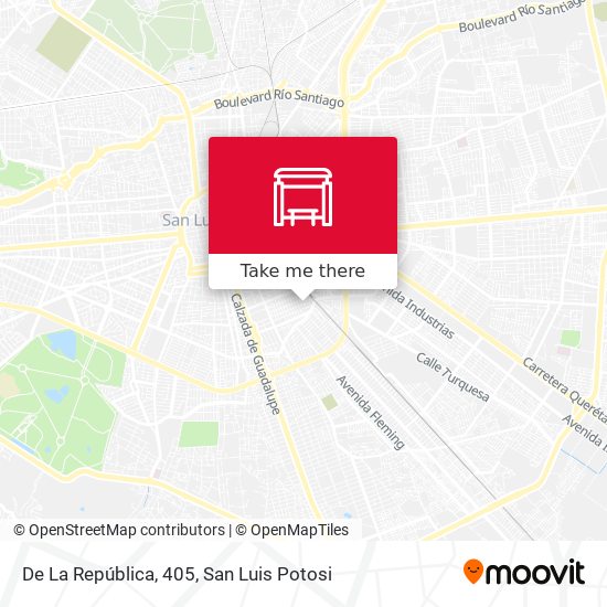 De La República, 405 map