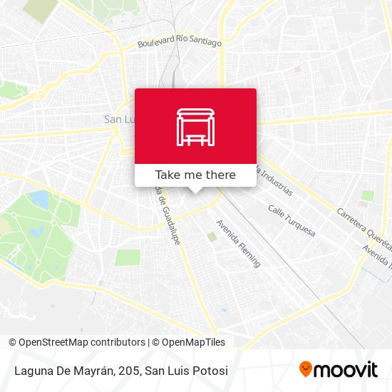 Mapa de Laguna De Mayrán, 205