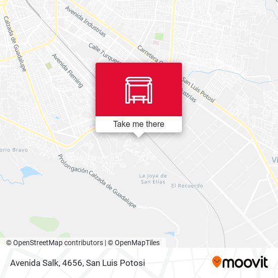 Mapa de Avenida Salk, 4656