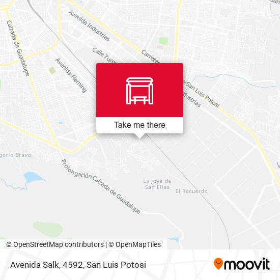 Mapa de Avenida Salk, 4592