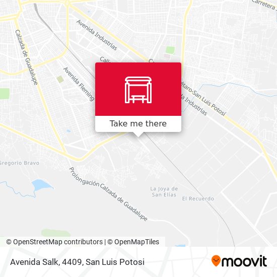 Mapa de Avenida Salk, 4409
