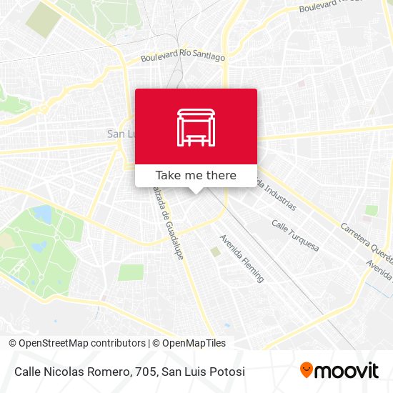 Calle Nicolas Romero, 705 map