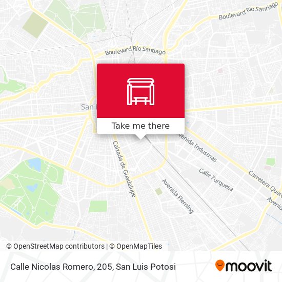 Mapa de Calle Nicolas Romero, 205