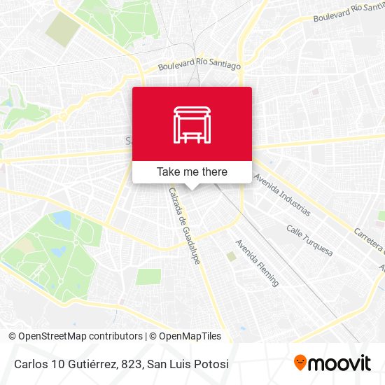 Mapa de Carlos 10 Gutiérrez, 823