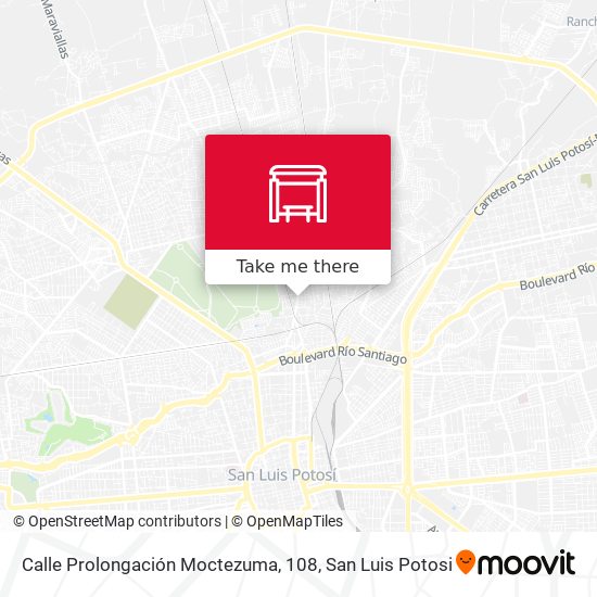Calle Prolongación Moctezuma, 108 map