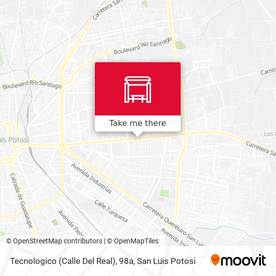 Mapa de Tecnologico (Calle Del Real), 98a