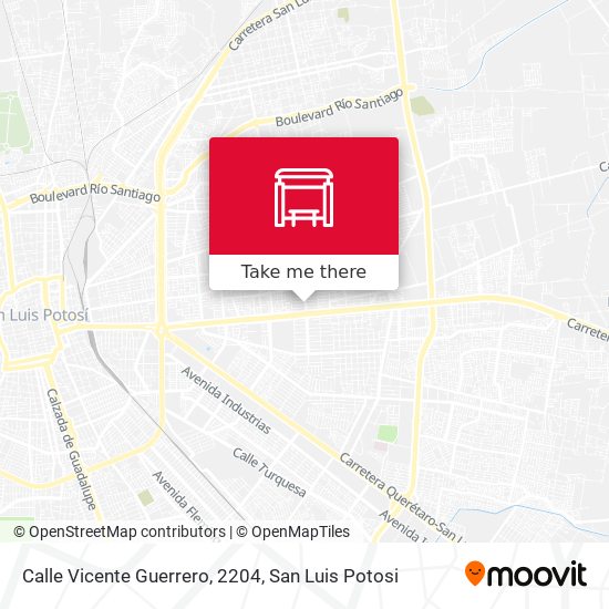 Calle Vicente Guerrero, 2204 map