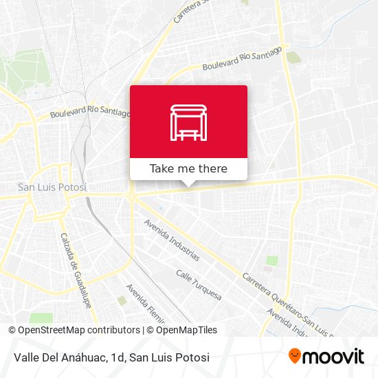 Valle Del Anáhuac, 1d map