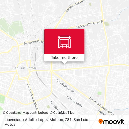 Licenciado Adolfo López Mateos, 781 map