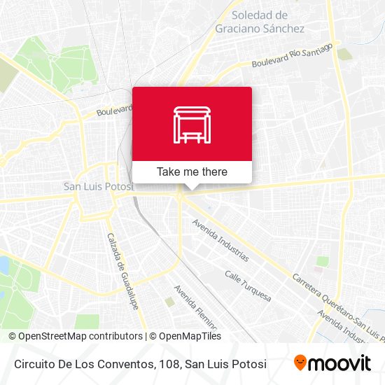Mapa de Circuito De Los Conventos, 108