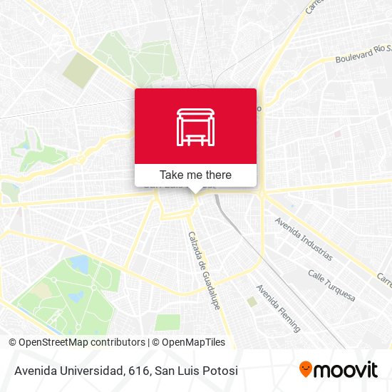 Avenida Universidad, 616 map
