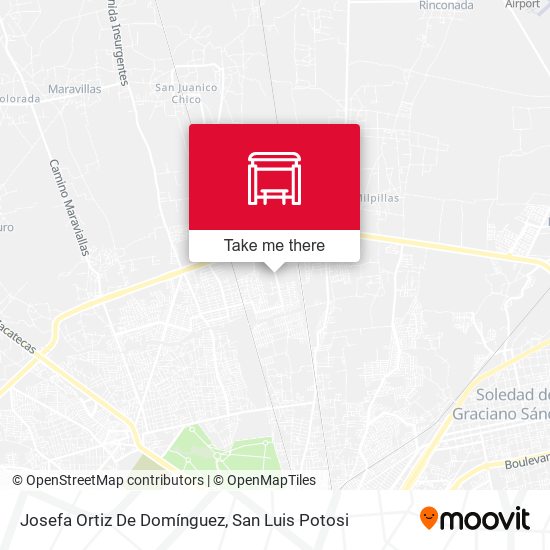 Josefa Ortiz De Domínguez map