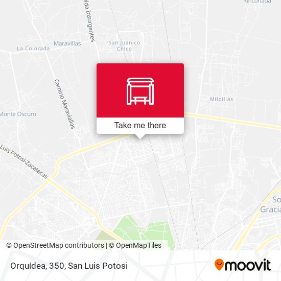 Orquídea, 350 map