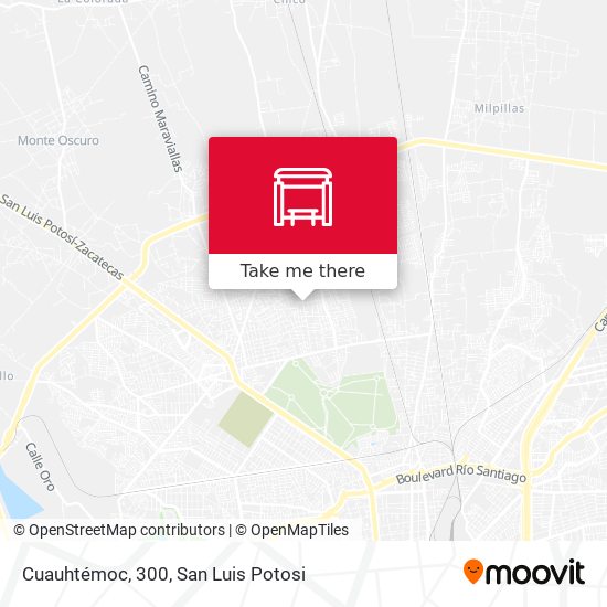 Cuauhtémoc, 300 map