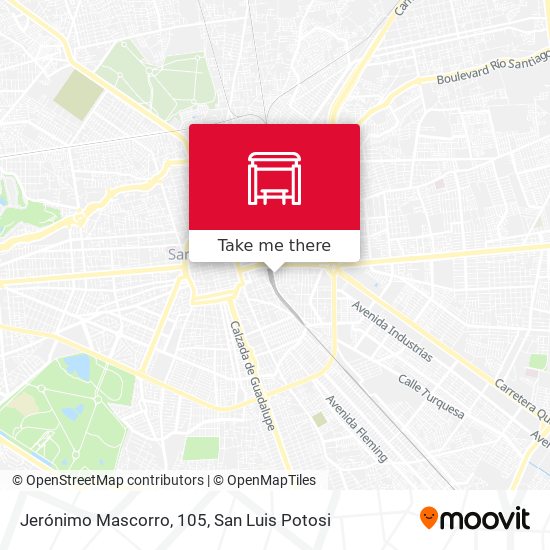 Jerónimo Mascorro, 105 map