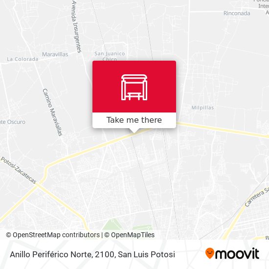 Anillo Periférico Norte, 2100 map