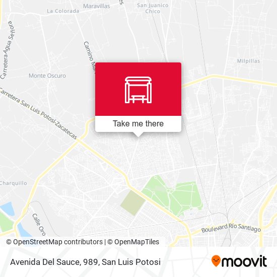 Mapa de Avenida Del Sauce, 989