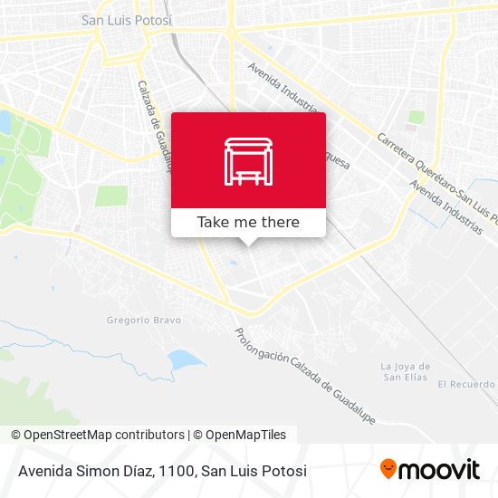 Avenida Simon Díaz, 1100 map