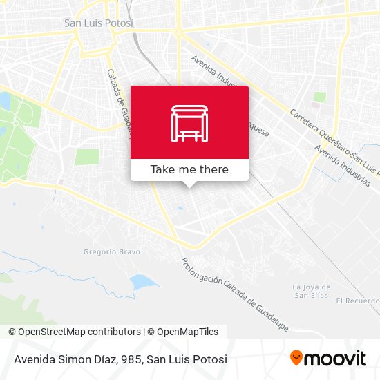 Avenida Simon Díaz, 985 map