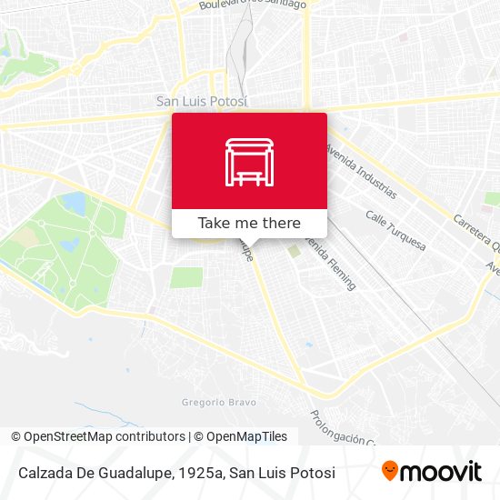 Mapa de Calzada De Guadalupe, 1925a