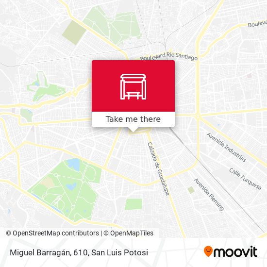 Miguel Barragán, 610 map