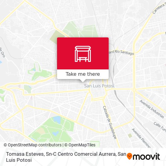 Tomasa Esteves, Sn-C Centro Comercial Aurrera map