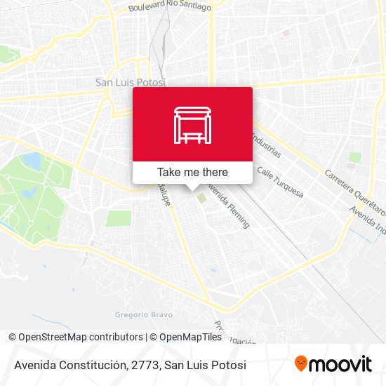 Mapa de Avenida Constitución, 2773