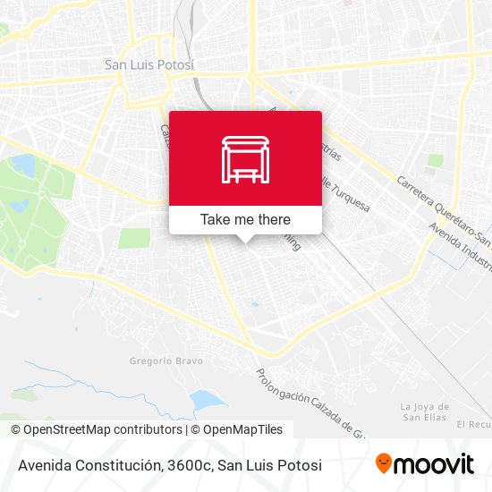 Avenida Constitución, 3600c map