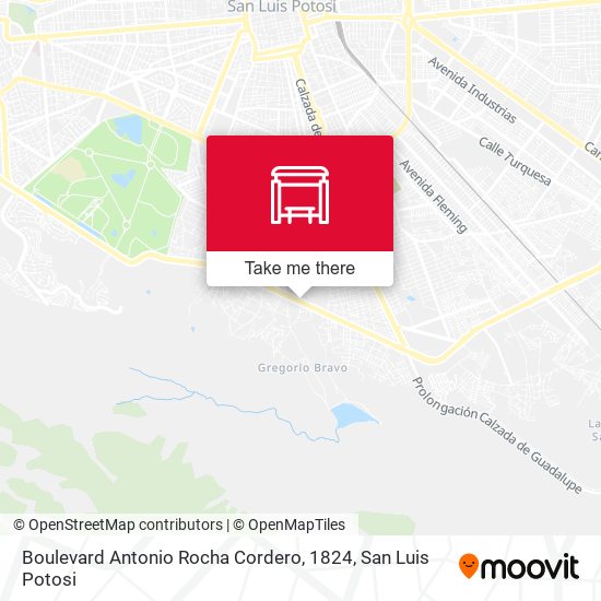 Boulevard Antonio Rocha Cordero, 1824 map